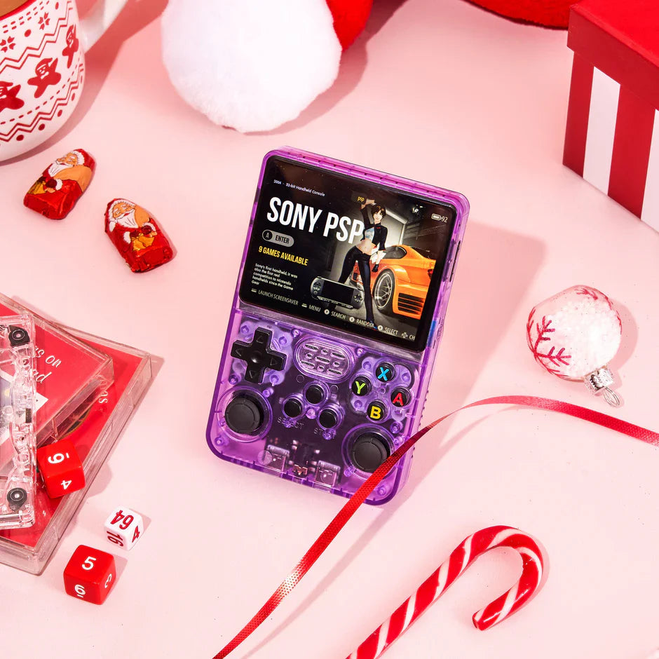🎄 Das unterhaltsamste Weihnachtsgeschenk: Die R36S Retro Spielkonsole 🎮
