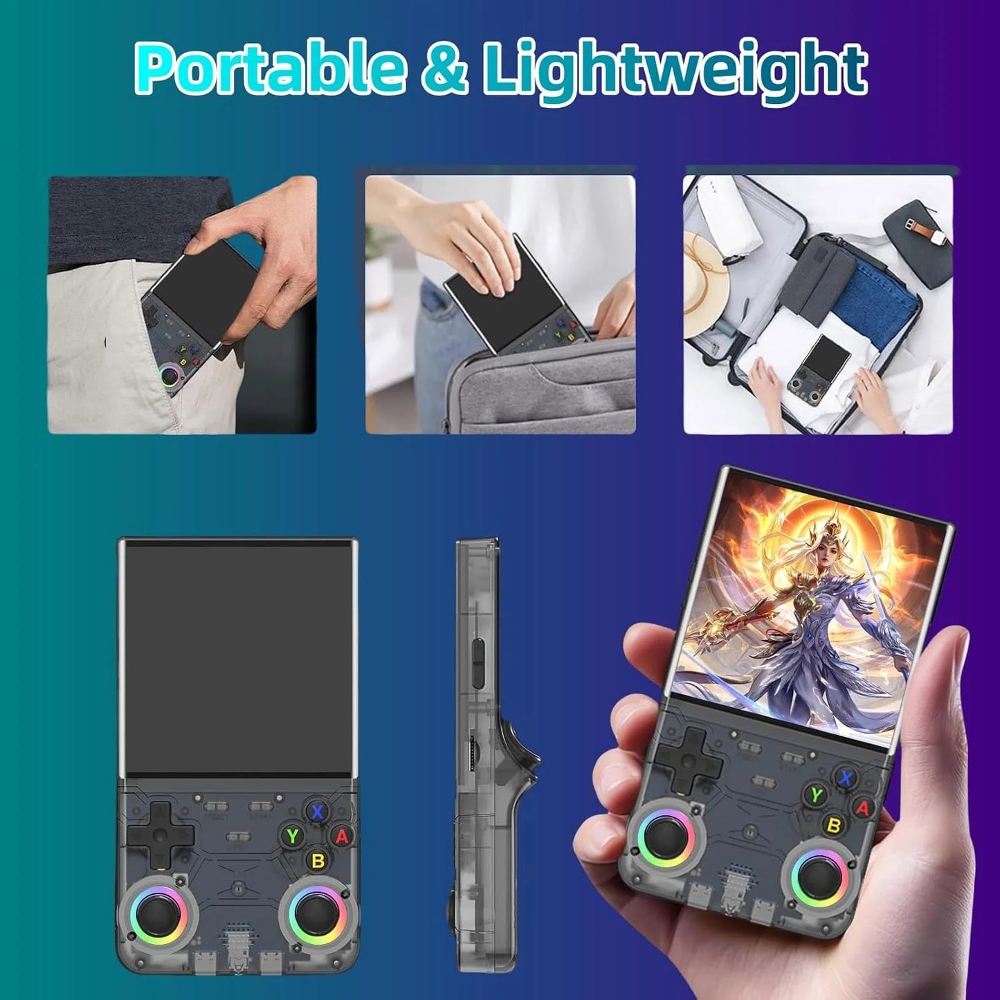 R36 Ultra Retro Handheld Konsole – 4″ IPS, WiFi, 64/128 GB