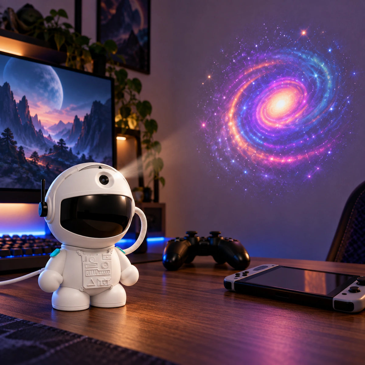 Dein Gaming-Platz mit Weltraum-Flair