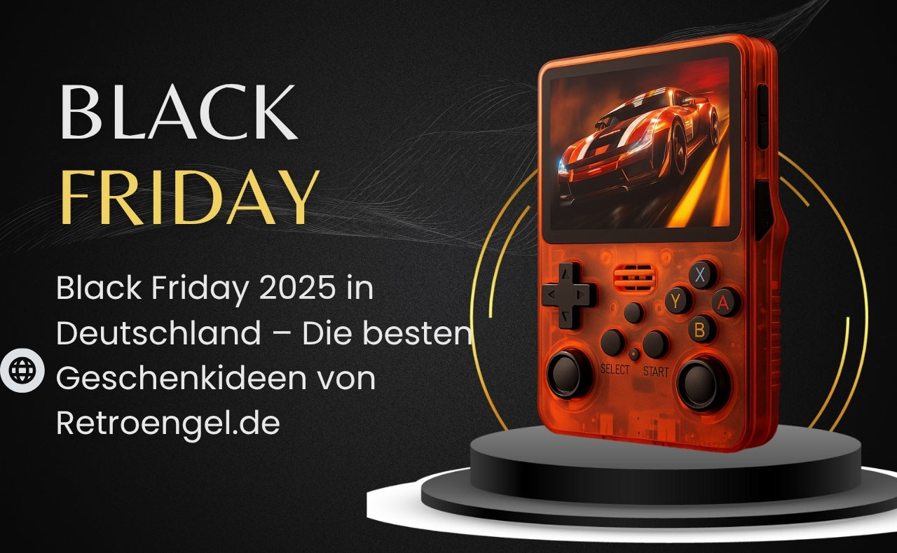 🎮 Black Friday 2025 in Deutschland – Die besten Geschenkideen von Retroengel.de