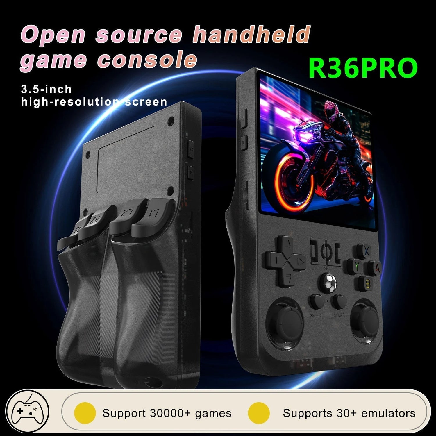 R36 PRO Retro Handheld-Konsole Blogbeitrag