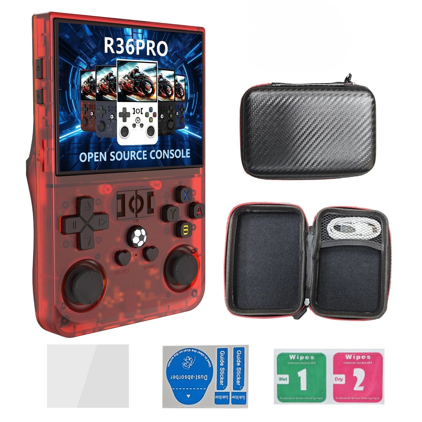 R36 PRO Retro Handheld Konsole – 128GB, 3,5″ IPS - Retroengel
