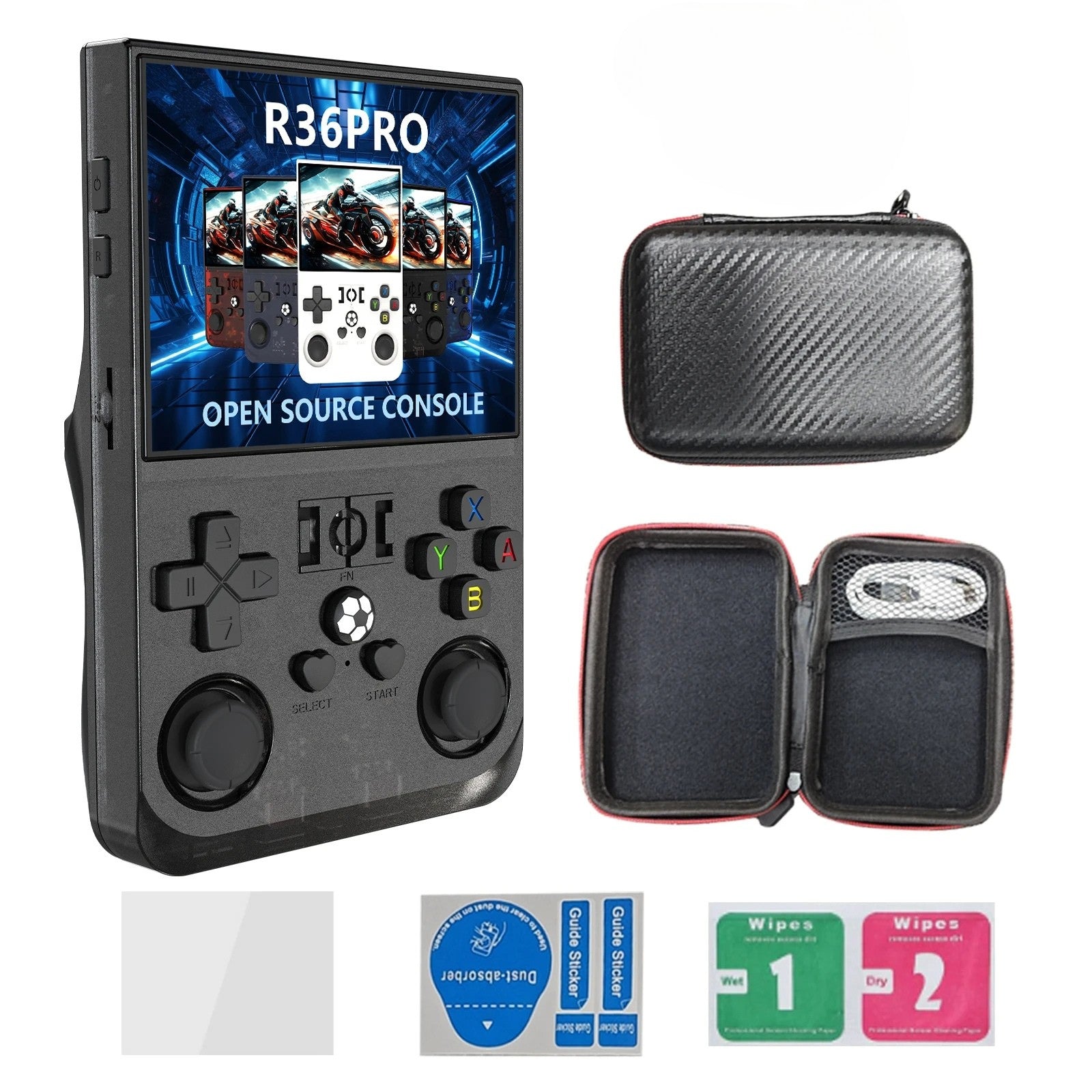 R36 PRO Retro Handheld Konsole – 128GB, 3,5″ IPS - Retroengel