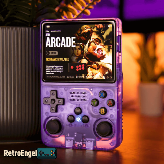 R36S Retro Handheld Konsole 128GB – 3,5" IPS, Linux, tragbarer Videospieler - Retroengel