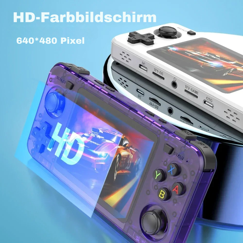 R36H Retro Handheld Konsole 3,5" IPS Linux RK3326 mit 20.000+ Spielen - Retroengel