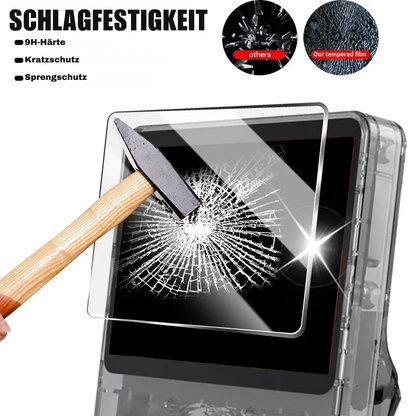 9H gehärtetes Glas für R36S 3,5″ HD-Spielkonsole Displayschutzfolie - Retroengel