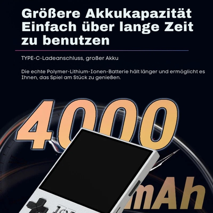 R36 Max Retro Handheld Spielekonsole 64/128GB | 22000+ Spiele | 4 Zoll IPS - Retroengel