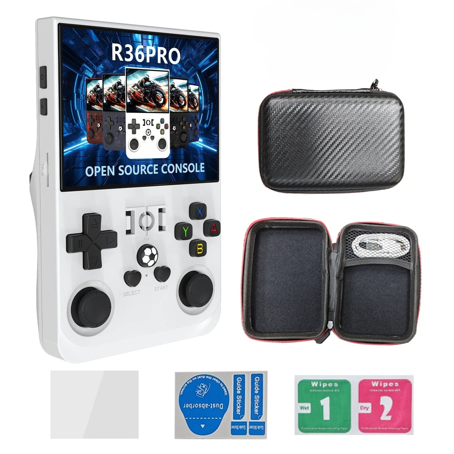 R36 PRO Retro Handheld Konsole – 128GB, 3,5″ IPS - Retroengel