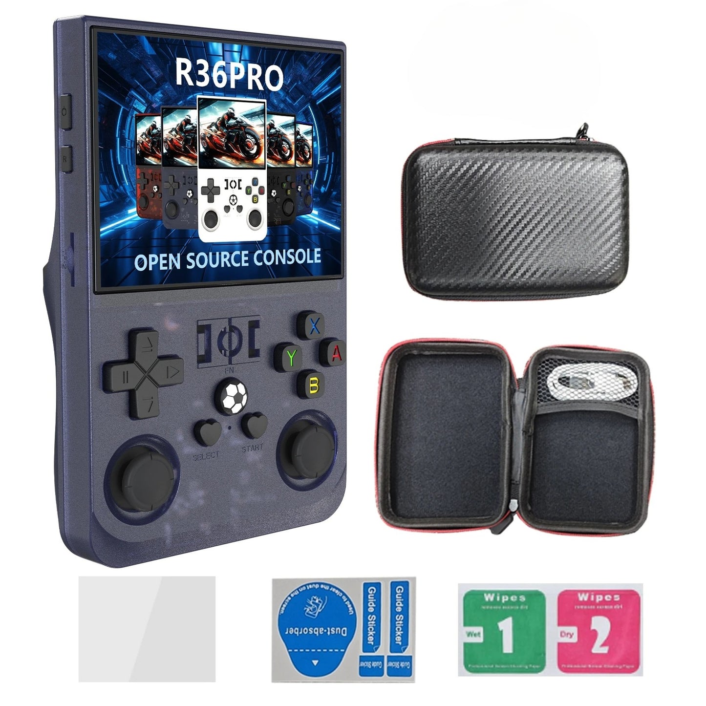 R36 PRO Retro Handheld Konsole – 128GB, 3,5″ IPS - Retroengel