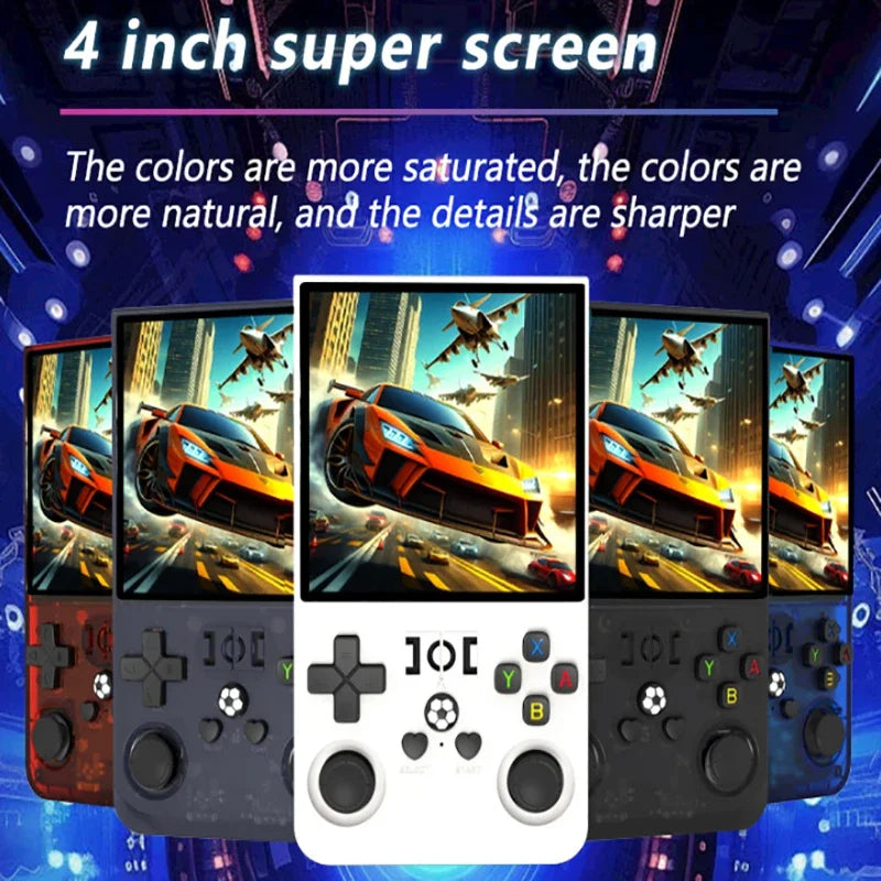 R36 Max Retro Handheld Spielekonsole 64/128GB | 22000+ Spiele | 4 Zoll IPS - Retroengel