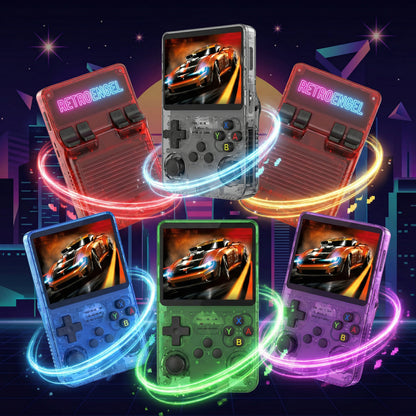 R36S Retro Handheld Konsole 128GB – 3,5" IPS, Linux, tragbarer Videospieler - Retroengel