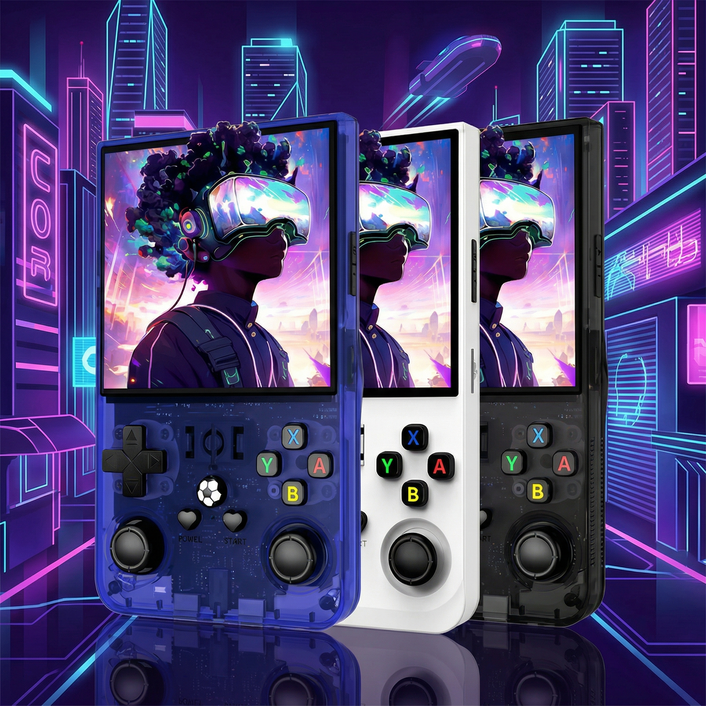 R36 Max Retro Handheld Spielekonsole 64/128GB | 22000+ Spiele | 4 Zoll IPS - Retroengel