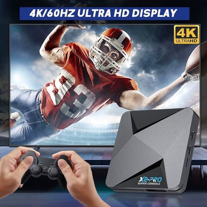 Super Console X2 Pro Retro Konsole & Android TV – 90.000+ Spiele 256GB - Retroengel