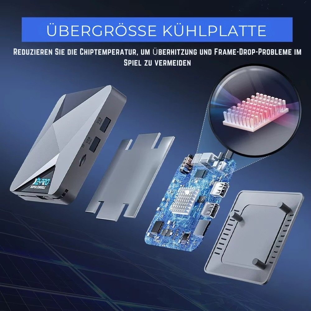 Super Console X2 Pro Retro Konsole & Android TV – 90.000+ Spiele 256GB