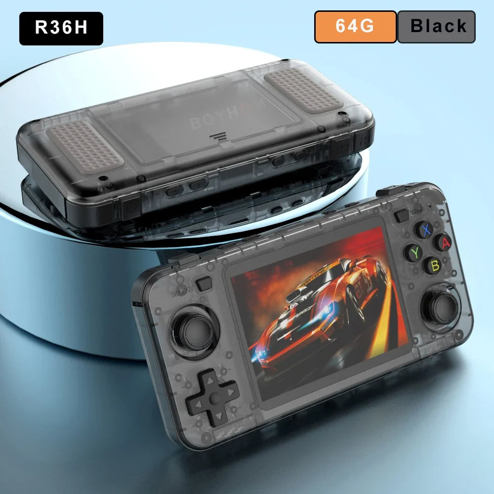 Neue R36H Retro Handheld Spielekonsole 3,5" IPS Linux RK3326 20000+ Games - Retroengel
