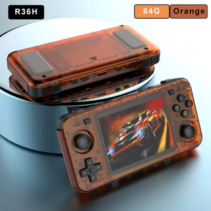 Neue R36H Retro Handheld Spielekonsole 3,5" IPS Linux RK3326 20000+ Games - Retroengel