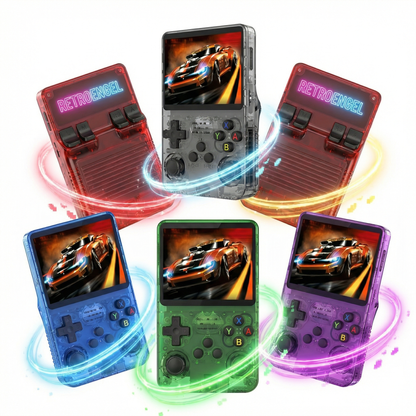 R36S Retro Handheld Konsole 128GB – 3,5" IPS, Linux, tragbarer Videospieler - Retroengel