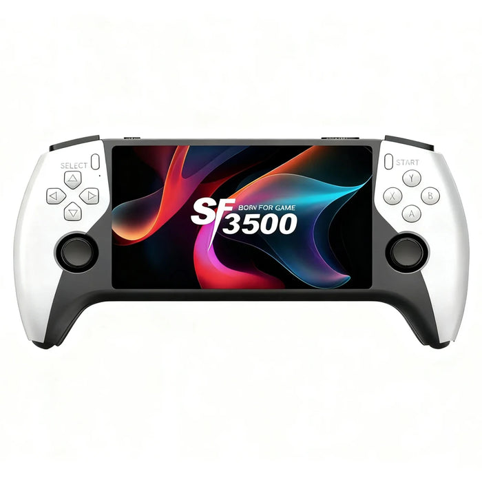 SF3500 Retro-Konsole · 5″ IPS im Querformat