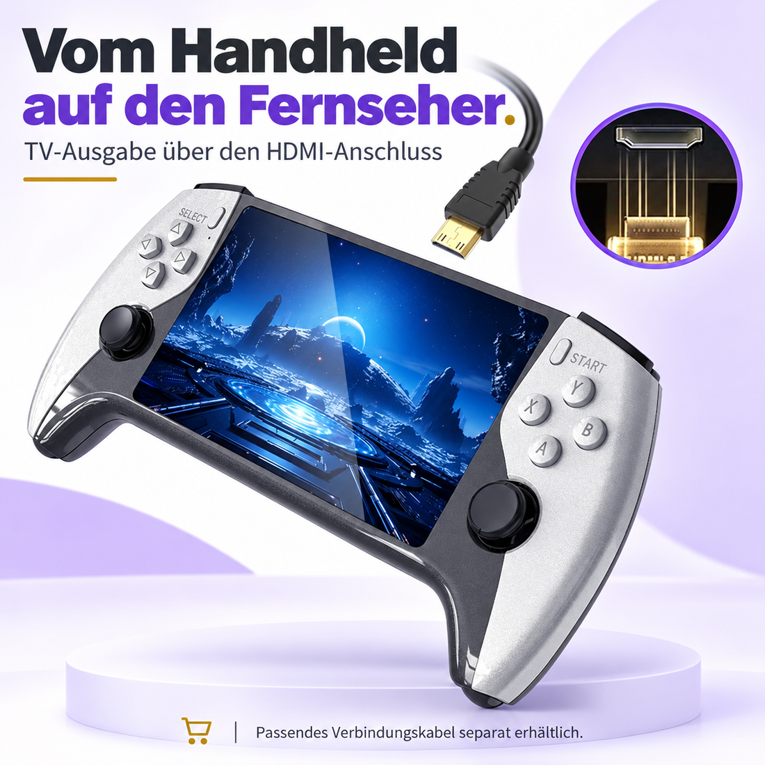 SF3500 – HDMI-Ausgang für Fernseher und Monitor
