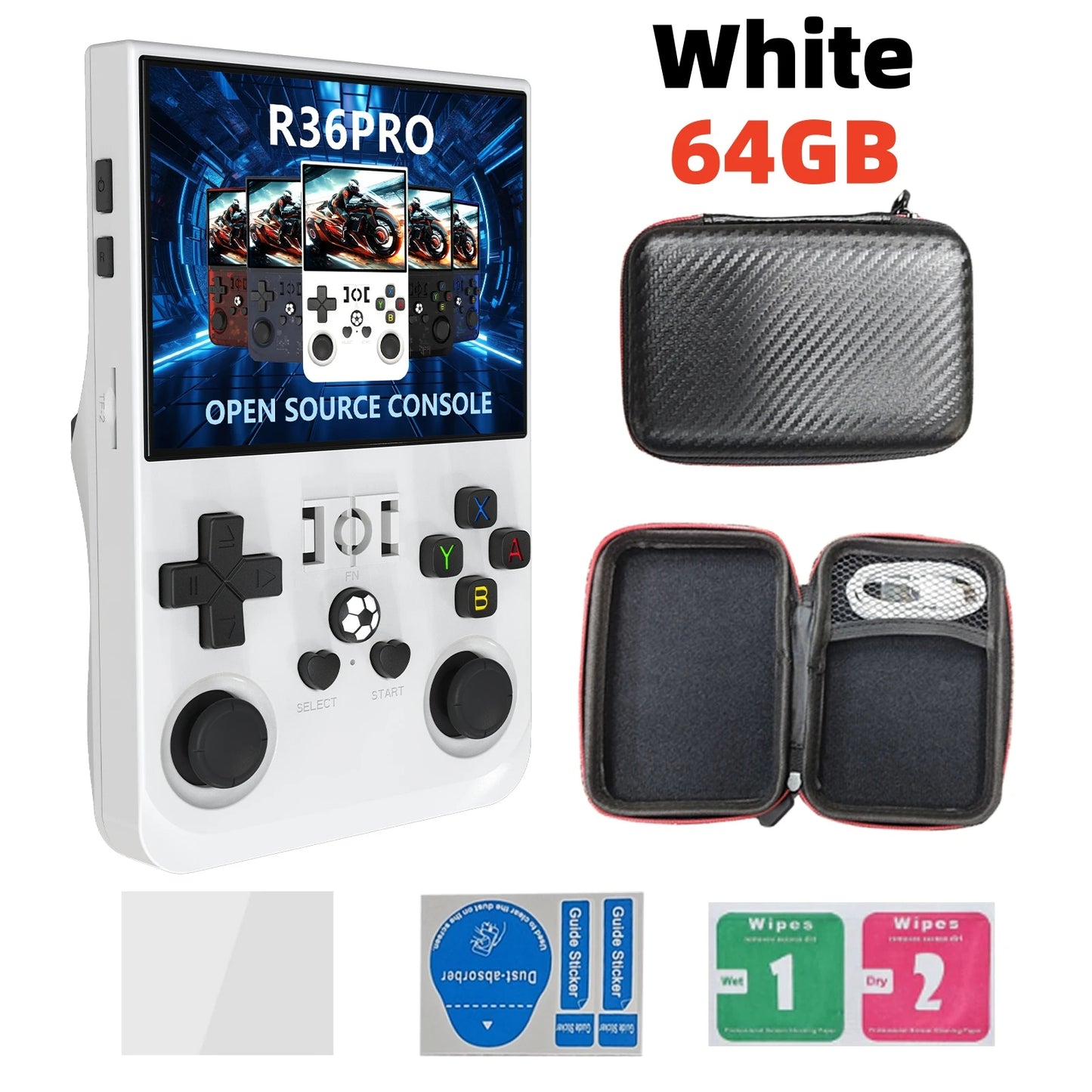 R36 PRO Retro Handheld Konsole – 128GB, 3,5″ IPS